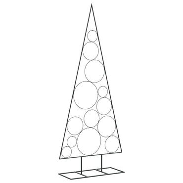 vidaXL Metall-Weihnachtsbaum für Dekorationen Schwarz 150 cm