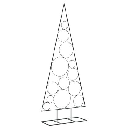 vidaXL Metall-Weihnachtsbaum für Dekorationen Schwarz 150 cm