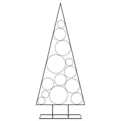 vidaXL Metall-Weihnachtsbaum für Dekorationen Schwarz 150 cm