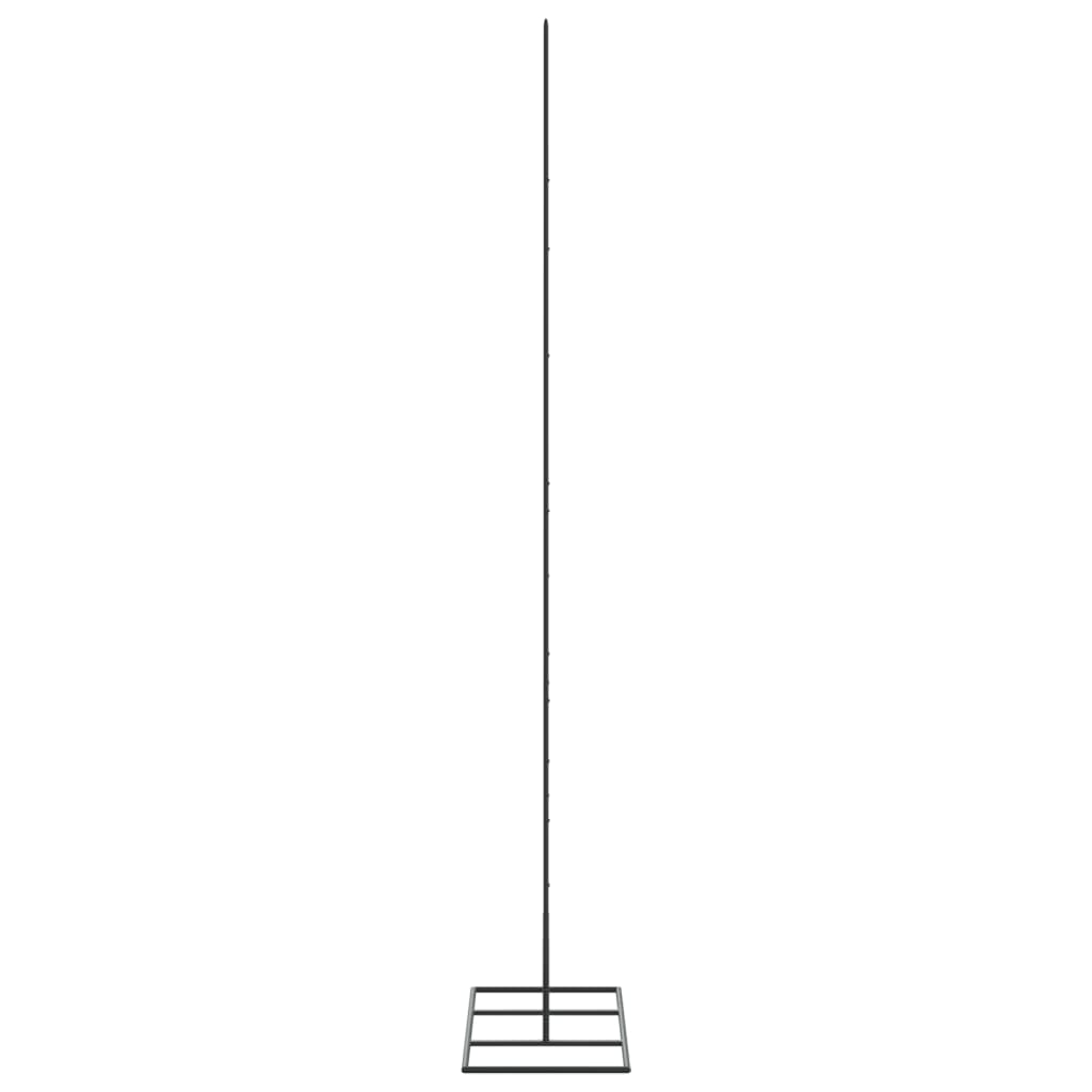 vidaXL Metall-Weihnachtsbaum für Dekorationen Schwarz 150 cm