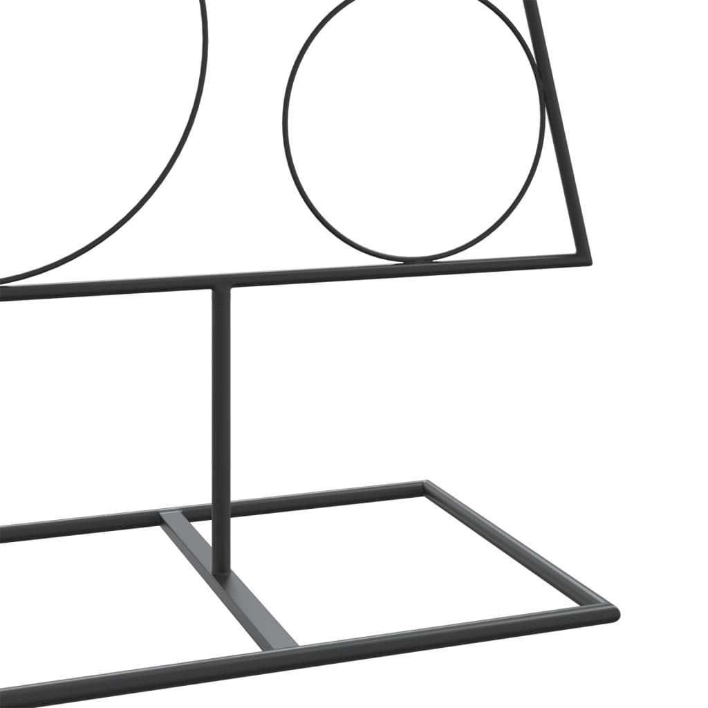 vidaXL Metall-Weihnachtsbaum für Dekorationen Schwarz 150 cm