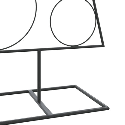 vidaXL Metall-Weihnachtsbaum für Dekorationen Schwarz 150 cm