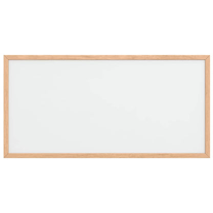 Magnetisches Whiteboard mit Rahmen aus massivem Kiefernholz 60 x 30 cm