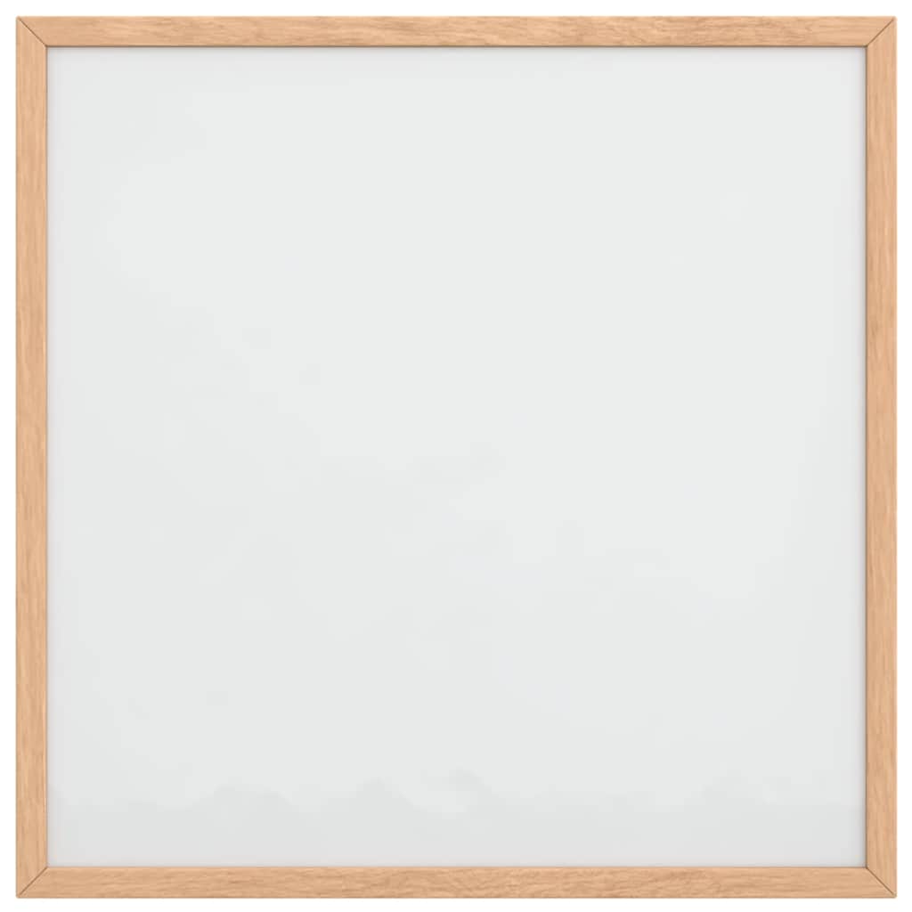 Magnetisches Whiteboard mit massivem Kiefernholzrahmen 40x40 cm