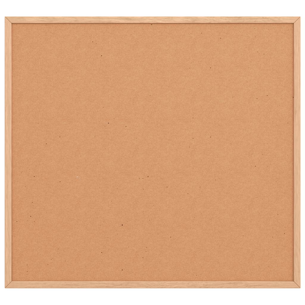 Korktafel mit Rahmen aus massivem Kiefernholz 60 x 55 cm