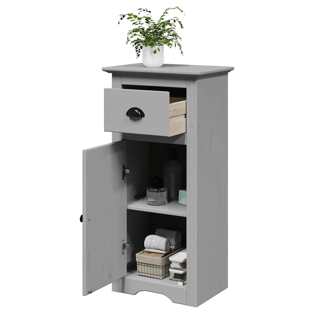 vidaXL Meuble de salle de bain BODO Gris 44x30x90 cm