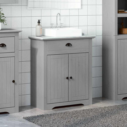 vidaXL Meuble sous-lavabo BODO Gris 70x35x80 cm