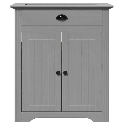 vidaXL Meuble sous-lavabo BODO Gris 70x35x80 cm