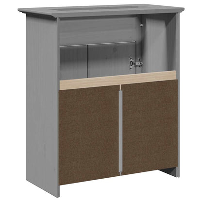 vidaXL Meuble sous-lavabo BODO Gris 70x35x80 cm