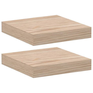 vidaXL Étagère murale 2 pcs 23x23,5x4 cm Bois d'ingénierie