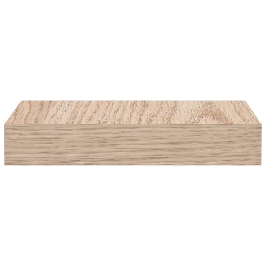 vidaXL Étagère murale 2 pcs 23x23,5x4 cm Bois d'ingénierie