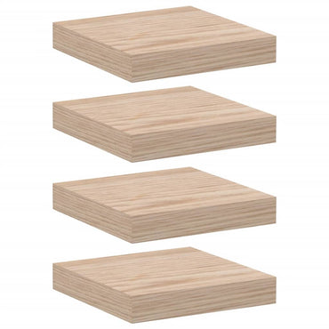 vidaXL Étagère murale 4 pcs 23x23,5x4 cm Bois d'ingénierie