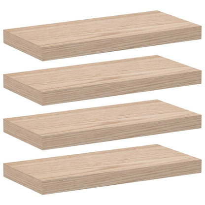 vidaXL Schweberegale 4 Stk. 50x23,5x4 cm Holzwerkstoff