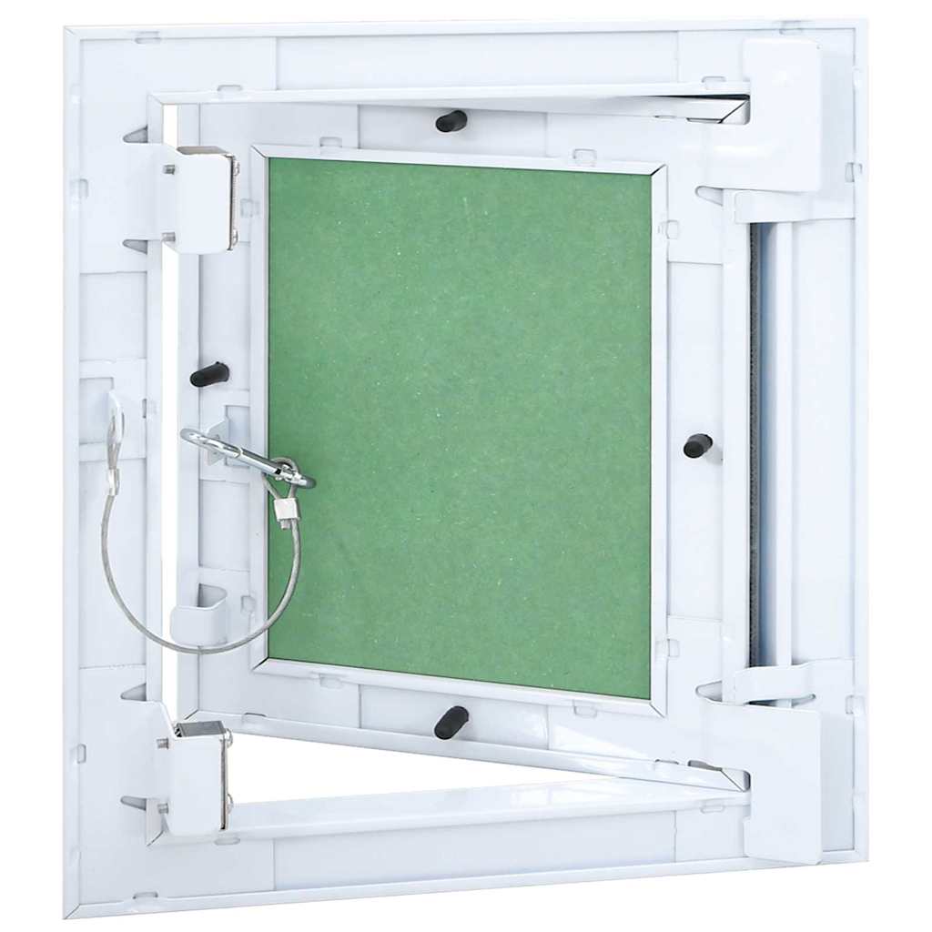 Zugangsklappe Grün und Silber 30 x 30 cm