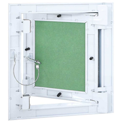 Zugangsklappe Grün und Silber 30 x 30 cm