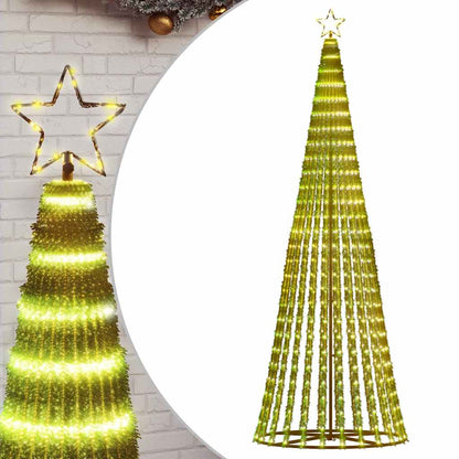 vidaXL LED Weihnachtsbaum 475 LEDs Warmweiß 247 cm