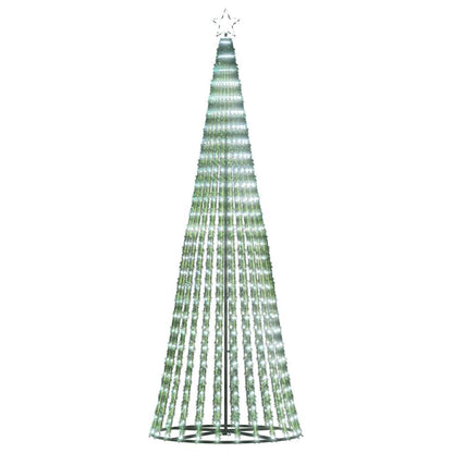 vidaXL Sapin de Noël LED 475 LED Blanc froid 247 cm