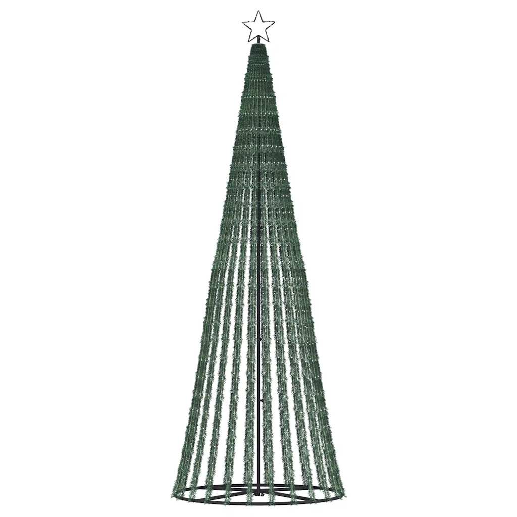 vidaXL Sapin de Noël LED 475 LED Blanc froid 247 cm