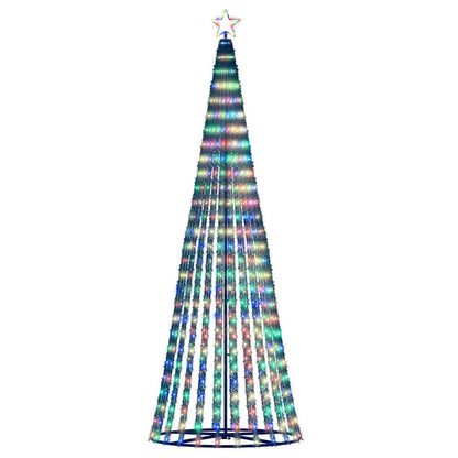 vidaXL LED Weihnachtsbaum 475 LEDs Mehrfarbig 247 cm
