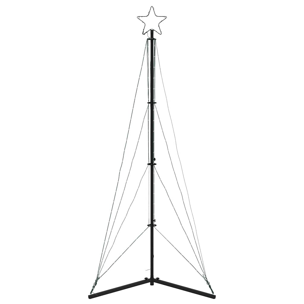 vidaXL LED Weihnachtsbaum 363 LEDs Warmweiß 182 cm