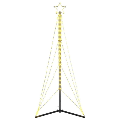 vidaXL LED Weihnachtsbaum 363 LEDs Warmweiß 182 cm