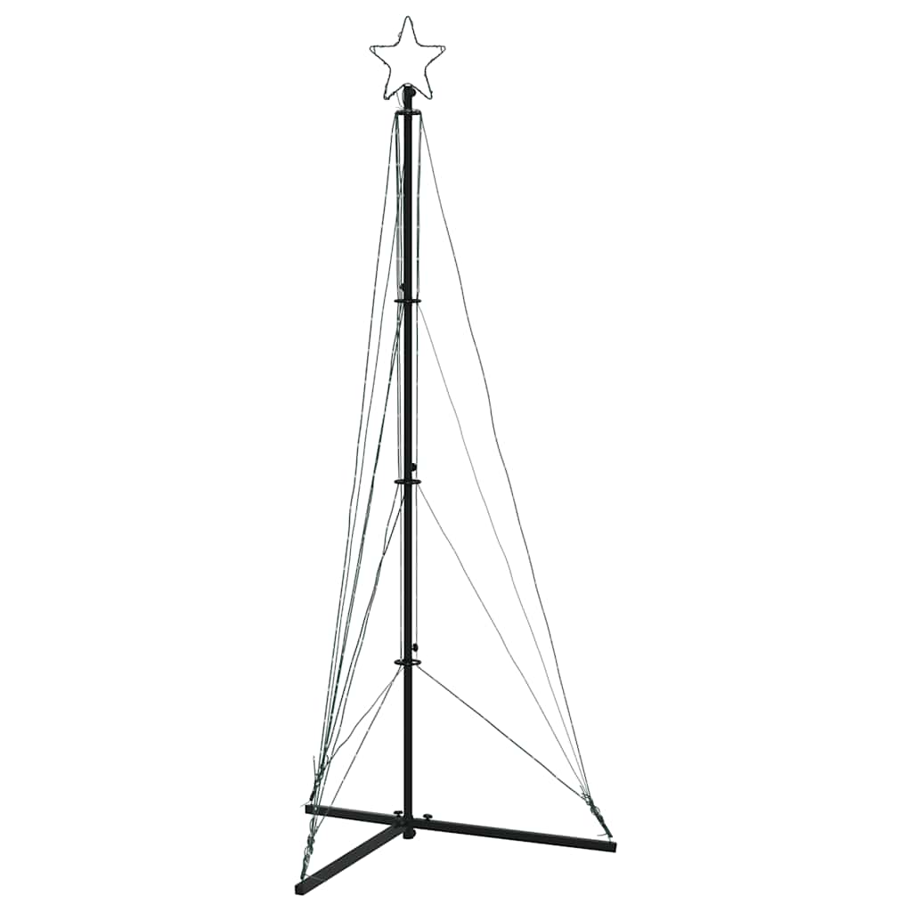 vidaXL LED Weihnachtsbaum 363 LEDs Kaltweiß 182 cm