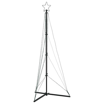 vidaXL LED Weihnachtsbaum 363 LEDs Kaltweiß 182 cm