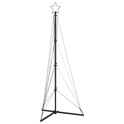 vidaXL LED Weihnachtsbaum 363 LEDs Blau 182 cm