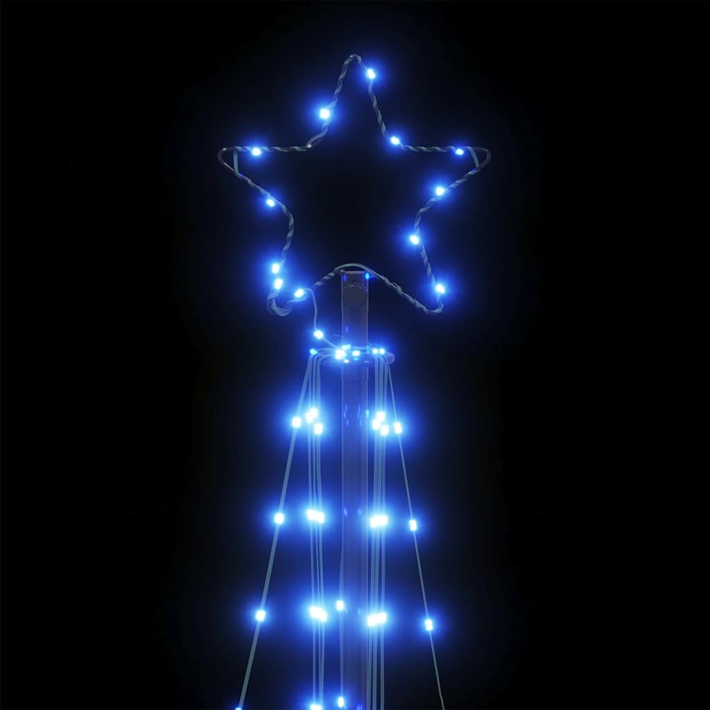vidaXL LED Weihnachtsbaum 363 LEDs Blau 182 cm
