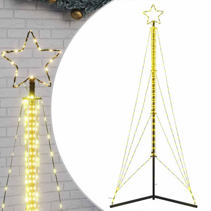 vidaXL LED Weihnachtsbaum 483 LEDs Warmweiß 240 cm