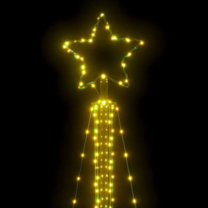 vidaXL LED Weihnachtsbaum 483 LEDs Warmweiß 240 cm