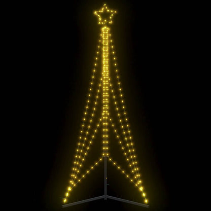 vidaXL LED Weihnachtsbaum 483 LEDs Warmweiß 240 cm
