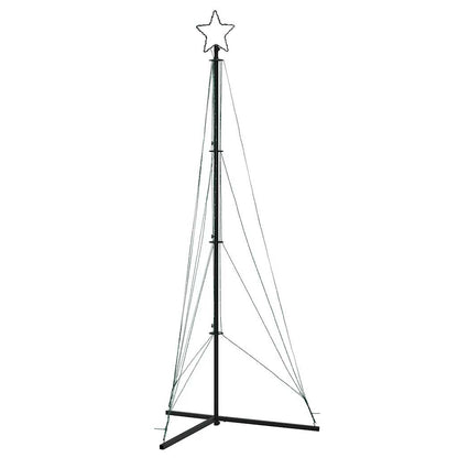 vidaXL Sapin de Noël LED 483 LED blanc froid 240 cm