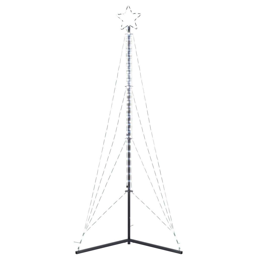 vidaXL Sapin de Noël LED 483 LED blanc froid 240 cm