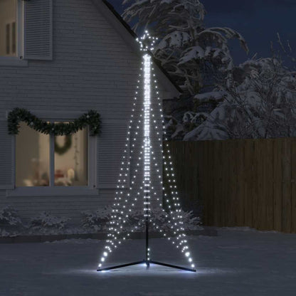 vidaXL LED Weihnachtsbaum 525 LEDs Kaltweiß 302 cm