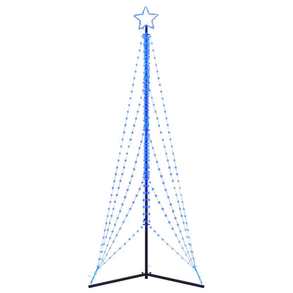 vidaXL Sapin de Noël LED 525 LED Bleu 302 cm