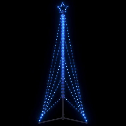 vidaXL Sapin de Noël LED 525 LED Bleu 302 cm