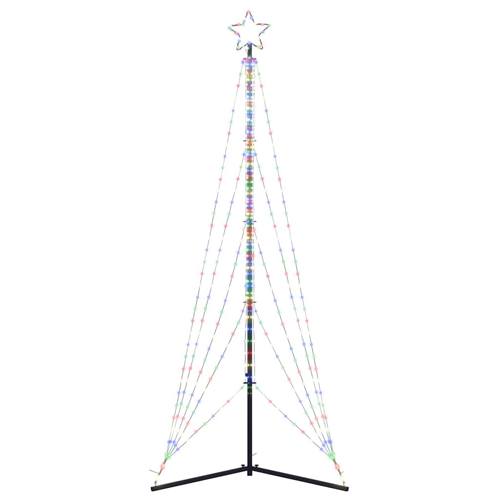 LED Weihnachtsbaum 525 LEDs Mehrfarbig 302 cm