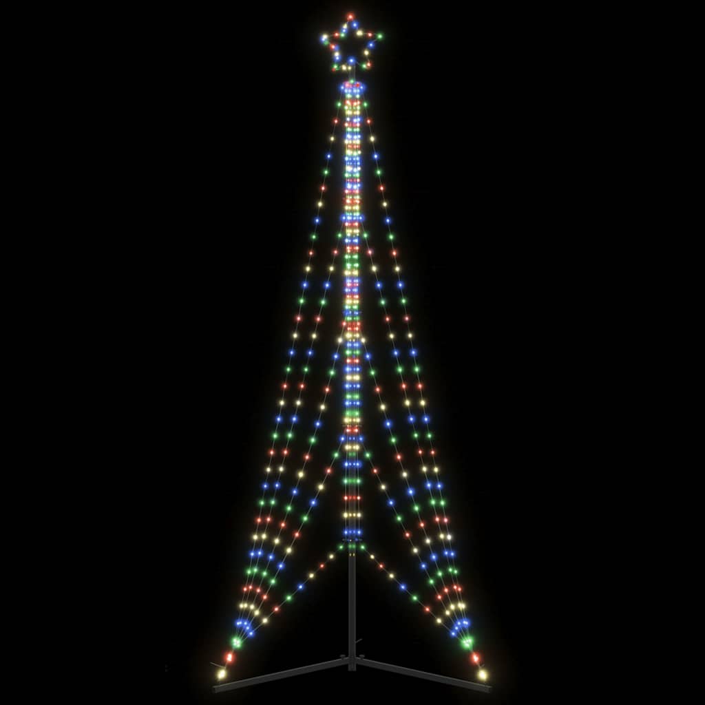 LED Weihnachtsbaum 525 LEDs Mehrfarbig 302 cm