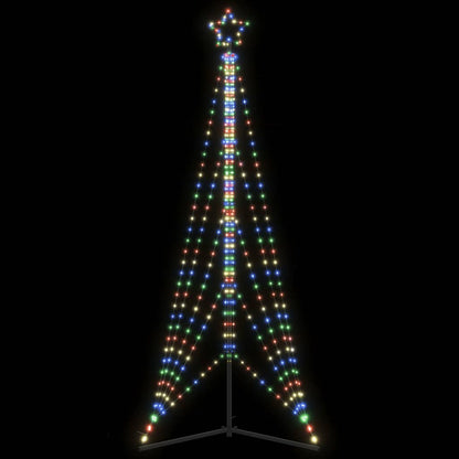 LED Weihnachtsbaum 525 LEDs Mehrfarbig 302 cm