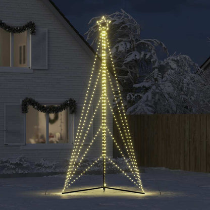 vidaXL LED Weihnachtsbaum 615 LEDs Warmweiß 404,5 cm