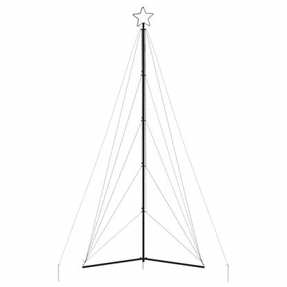 vidaXL LED Weihnachtsbaum 615 LEDs Kaltweiß 404,5 cm