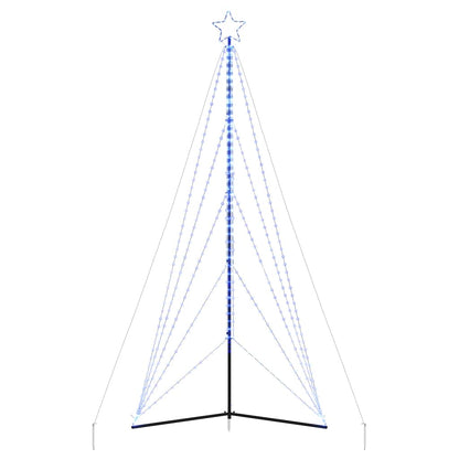 vidaXL LED Weihnachtsbaum 615 LEDs Blau 404,5 cm