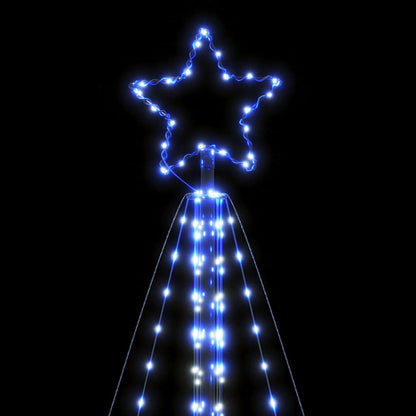 vidaXL LED Weihnachtsbaum 615 LEDs Blau 404,5 cm