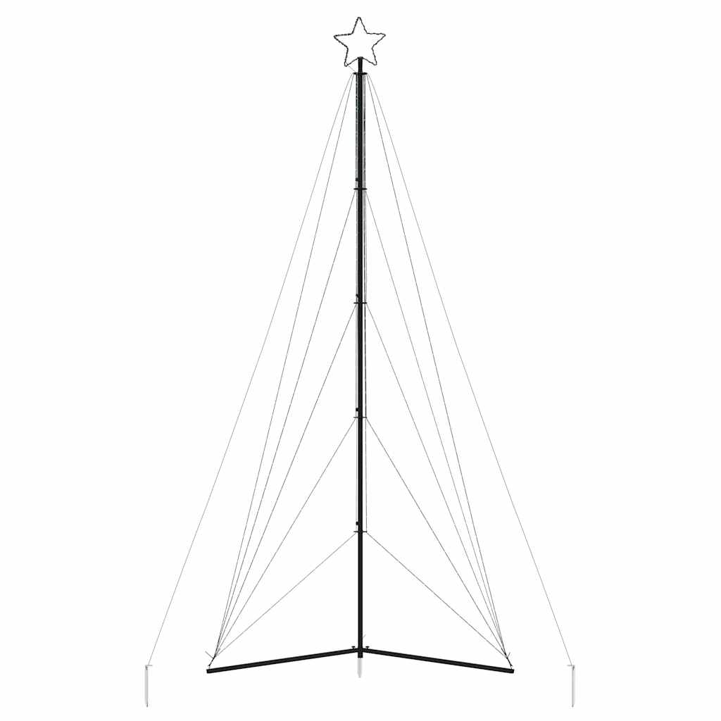 LED Weihnachtsbaum 615 LEDs Mehrfarbig 404,5 cm