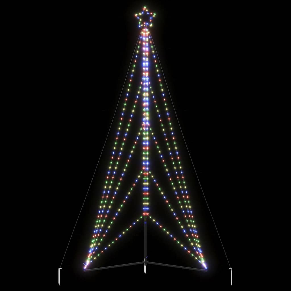 LED Weihnachtsbaum 615 LEDs Mehrfarbig 404,5 cm