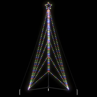 LED Weihnachtsbaum 615 LEDs Mehrfarbig 404,5 cm