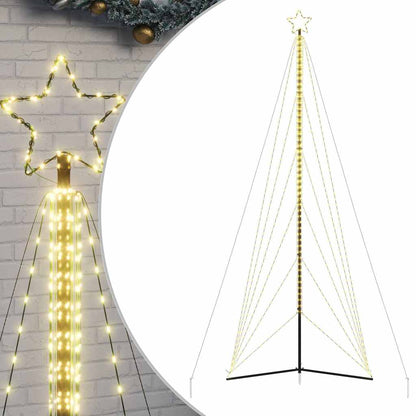 vidaXL Arbre de Noël LED 861 LED blanc chaud 478 cm