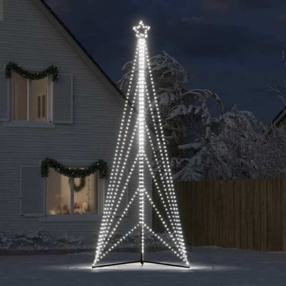 vidaXL LED Weihnachtsbaum 861 LEDs Kaltweiß 478 cm