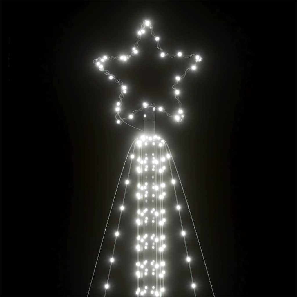 vidaXL LED Weihnachtsbaum 861 LEDs Kaltweiß 478 cm